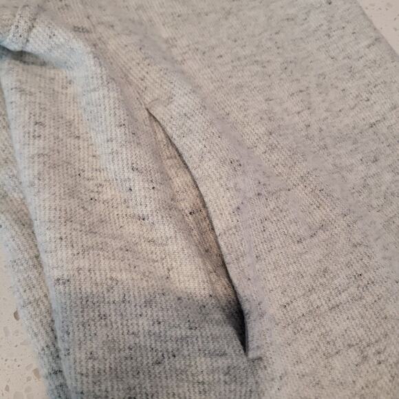 Nike Pullover Sweater Pullover Womens Medium Funnel Neck Gray Pockets Sweatshirt - Picture 7 of 11